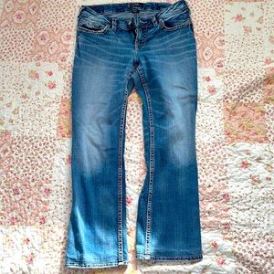 Silver Suki Jeans